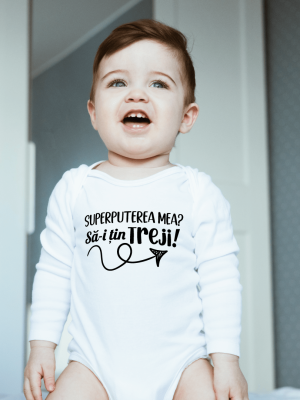 Body bebelusi peronalizat ”Superputerea mea este sa ii tin treji”