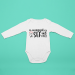 Body bebelusi personalizat ''M-au angajat ca micul șef al casei"