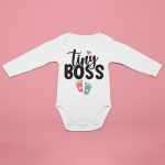 Body bebelusi personalizat "Tiny Boss"