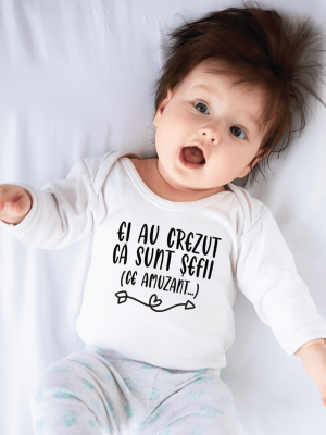 Body bebelusi personalizat "Ei au crezut că sunt șefii. Ce amuzant."