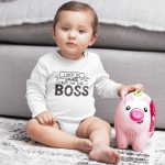 Pachet body bebe "Tiny Boss"