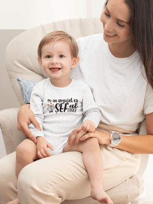 Body bebelusi personalizat ''M-au angajat ca micul șef al casei"