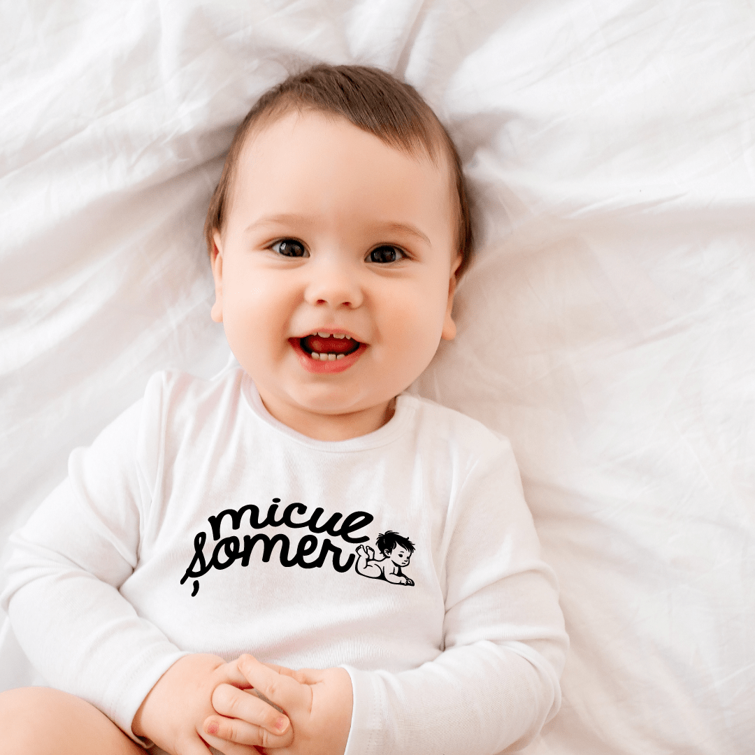 Body bebelusi personalizat "Micul șomer"