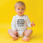 Body bebelusi personalizat "My parents think they're in charge"