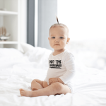 Body bebelusi personalizat "Part-time troublemaker"